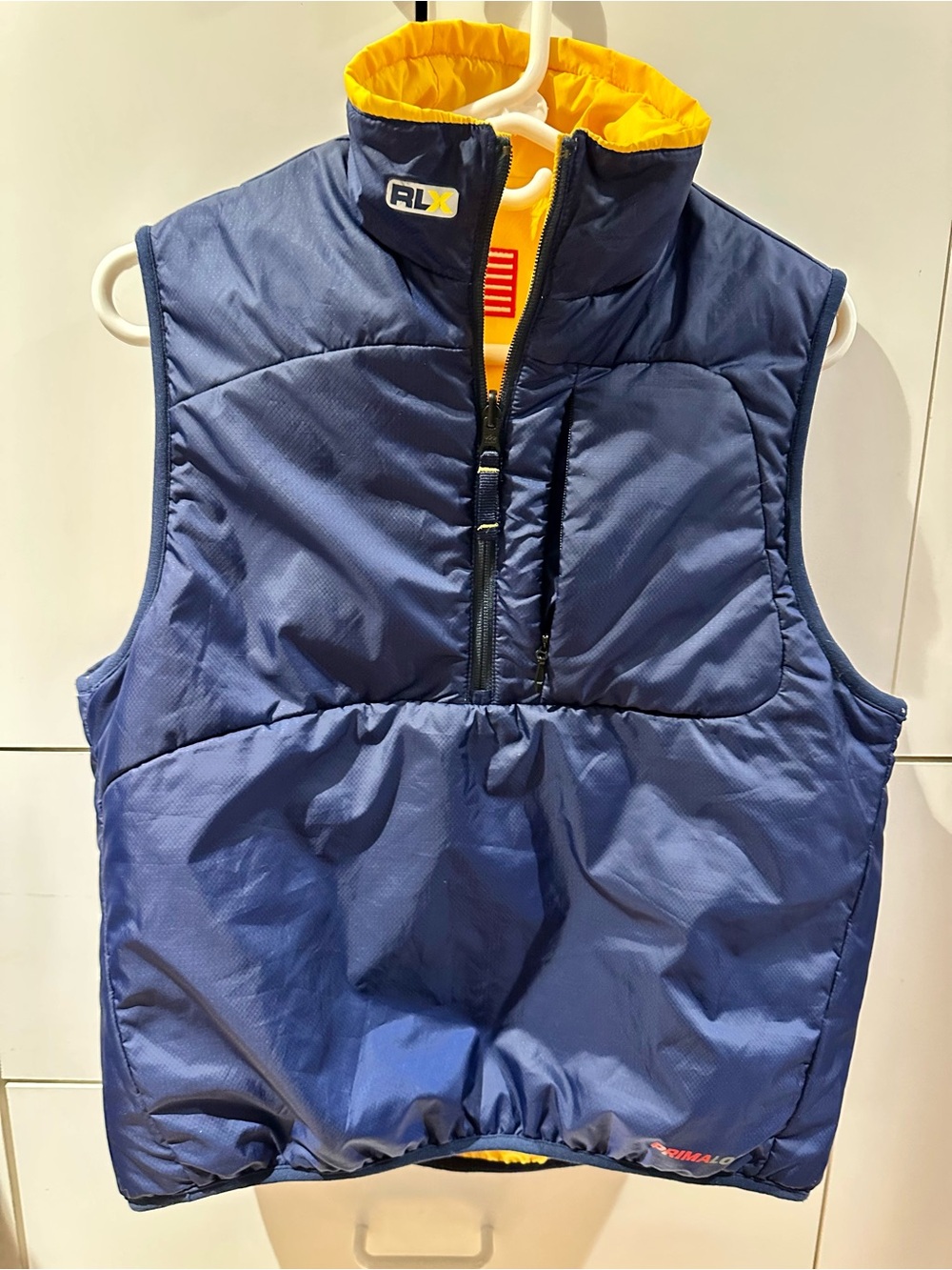 Vintage RLX Polo Sport Woman’s Reversible Puffer Vest Size Medium